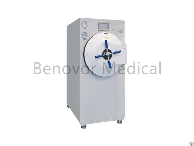 Horizontal Cylindrical Vacuum Pump Laboratory Autoclave