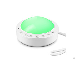 White Sleep Sound Machine With Night Light