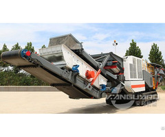 Complete Rock Stone Crusher Machine Crawler Type Mobile Jaw Crushing Screening Line