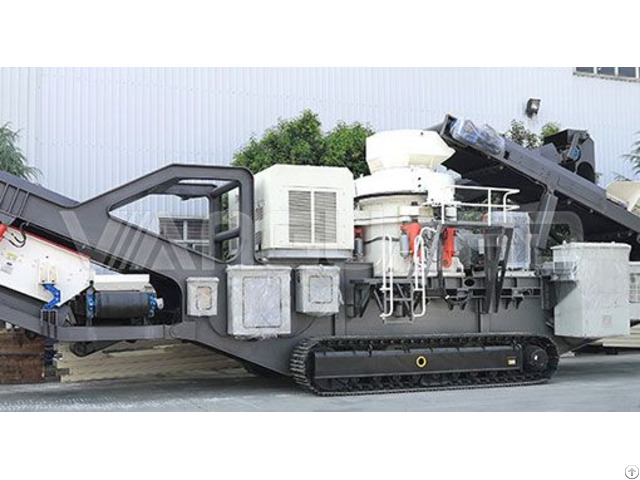 Mobile Crusher Portable Cone Stone Crushing Machine