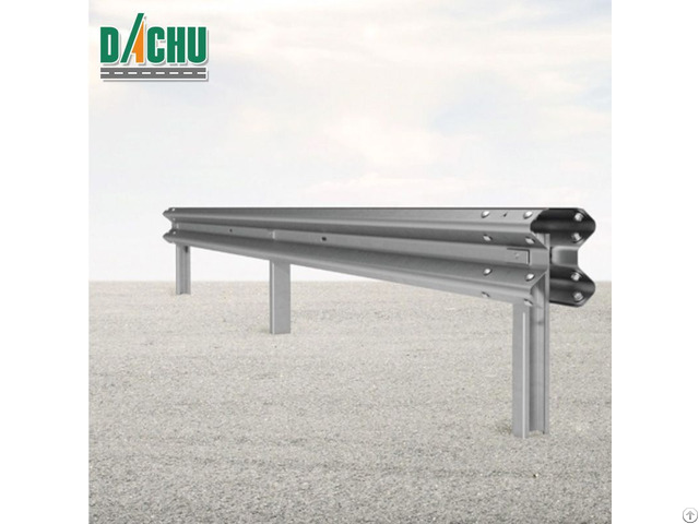 En1317 W Beam Traffic Crash Barrier For Road Safety