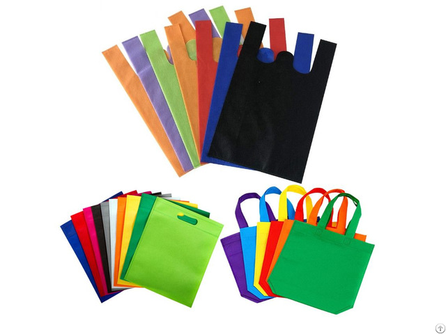 Wholesale Shopping Reusable Non Woven Fabric Grocery Bags Supermarket Thank You