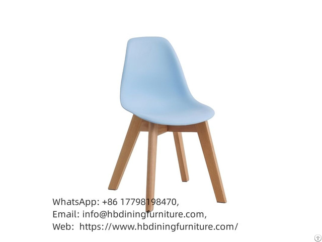 Plastic Children S Chair With Wooden Legs Dc P01w