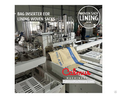 Bag Inserter Machine For Woven Sacks