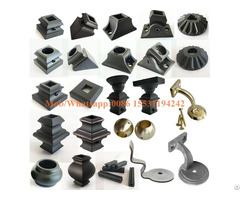 Interior Ornamental Stair Parts Baluster Shoes Collars Handrail Brackets Etc