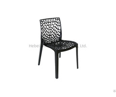 Customization Support Full Plastic Modern Leisure Style Dining Chair