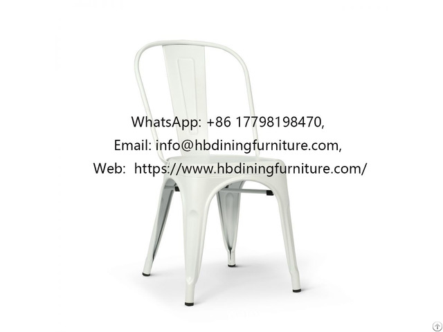 Iron Structure Dining Chair