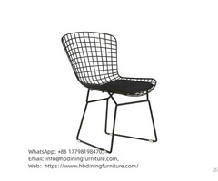 Industrial Metal Chairs Hollow Wire Dining Chair Dc W02