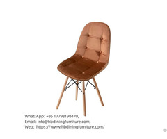 Velvet Chairs Outdoor Dining Room Upholstered Dc R05
