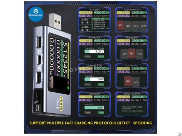 Fnb48s Fnb58 Usb Voltmeter Ammeter