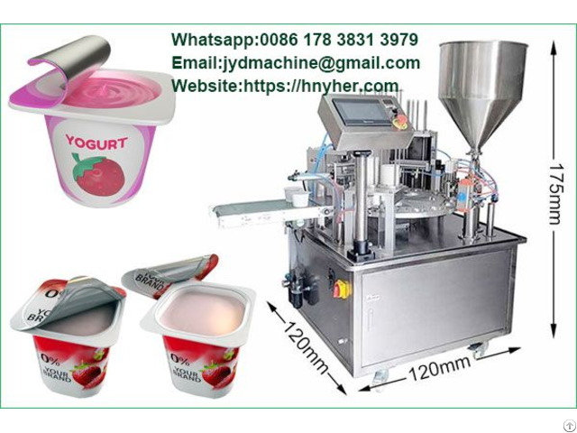 Commercial Yogurt Cup Filling And Sealing Machine Hot Selling