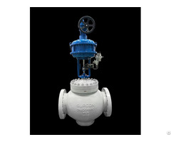 A Pneumatic Globe Valve