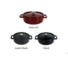 Multi Purpose Cooking Enameled Cookware 3 2qt Cast Iron Casserole