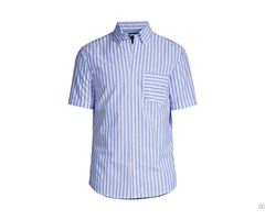 Chicory Blue Stripe Traditional Print Shirt
