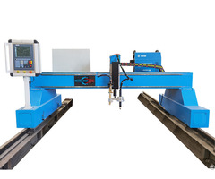 Industrial Gantry Type Plasma Cutting Machine With Flame Gas Torch
