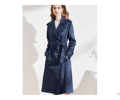 Silk Wool Blend Coat