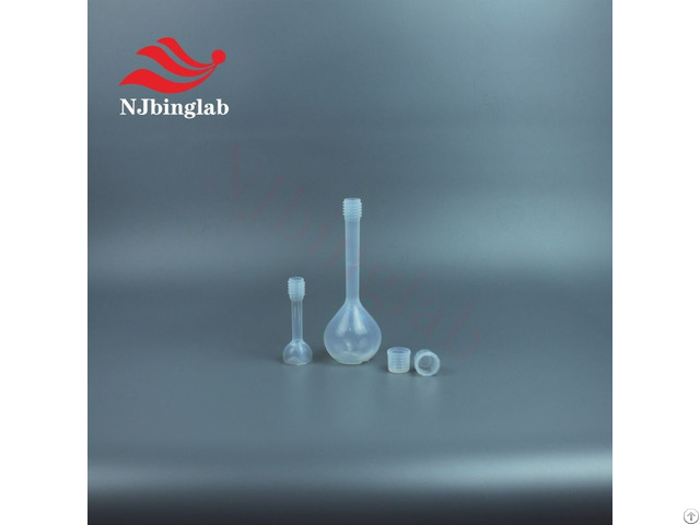 Teflon 10 50ml Class A Fixed Volume Pfa Thread Sealed Volumetric Flask