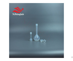 Teflon 10 50ml Class A Fixed Volume Pfa Thread Sealed Volumetric Flask