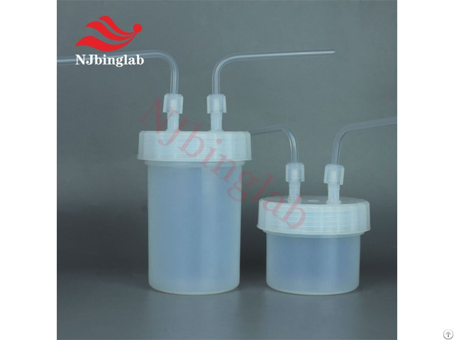 Pfa High Purity 250 500ml Double Neck Reaction Vessel