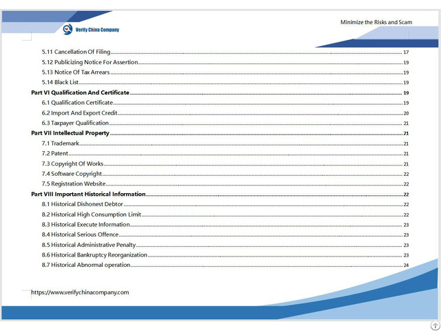 Wenzhou Company Check Background Verification Service