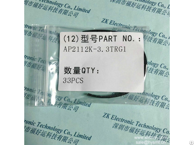 Ap2112k 3 3trg1 Ci Reg Linear 600ma Sot2 Diodes Incorporated Package Sot23 5