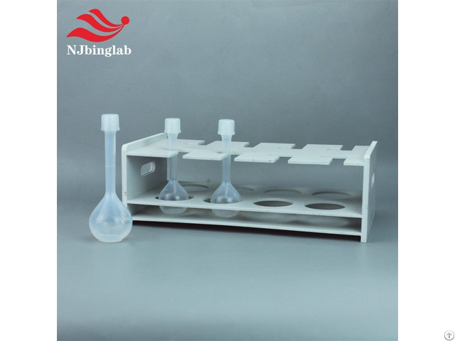 Pvfe Material Storage Bracket For Laboratory Volumetric Flasks