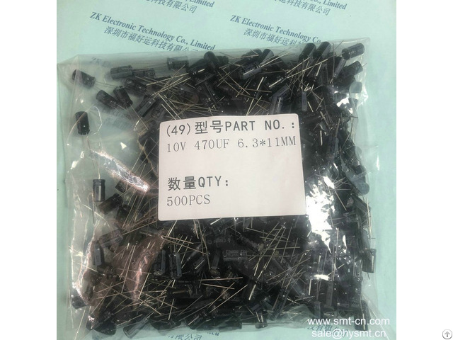 Capacitor 10v 470uf 6 3 X 11mm Chang Instead Elet Rad 105º D 11 0 Dp 2 5 Pt Epcos
