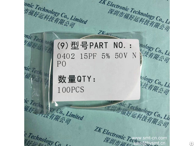 Yageo 0402 15pf 5% 50v Npo Capacitor Cc0402jrnp06bn150