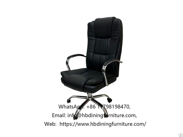 Ergonomic Leather Commercial Office Chair