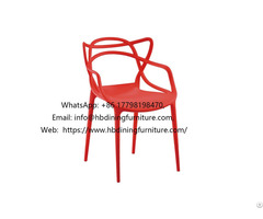 Plastic Cat Ear Shaped Dining Chair