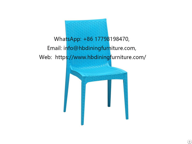 Blue Commercial Plastic Lounge Chair