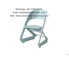 Folding Plastic Seat Dining Chair