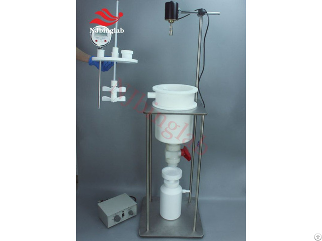 Large Capacity Ptfe Reactor With Stirring Paddle Suction Filtration Device