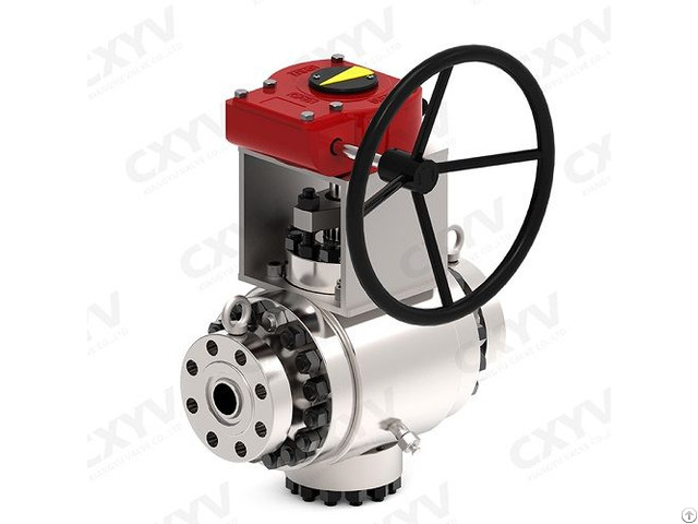 Metal To Mtrunnion Mounted Ball Valve