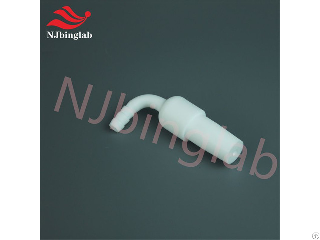 Ptfe Gas Joint Matching Stopper For Pfa Round Bottom Flask One Piece Molding