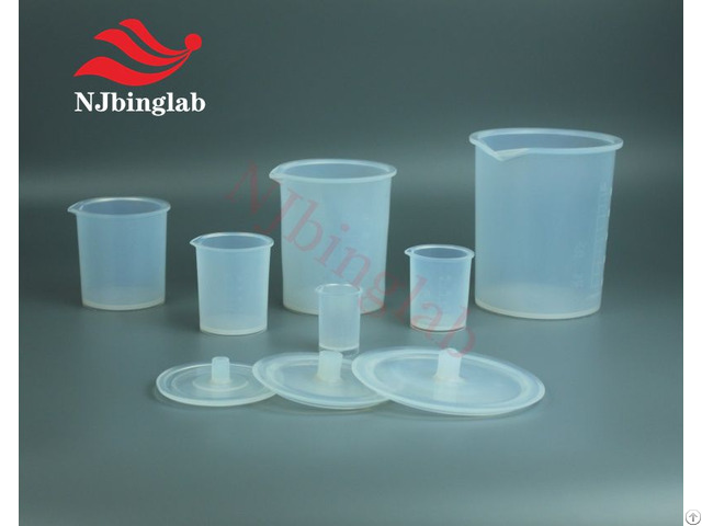 Perfluoroalkoxy Resin Pfa Beaker With Scale For Sample Preparation
