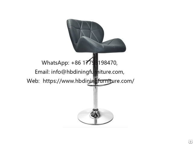 Leather Chairs Swivel Bar High Adjustable