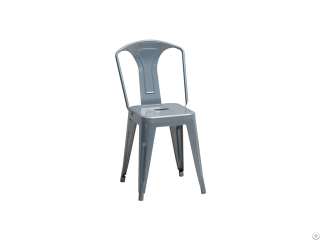 Solid Color Iron Dining Chair