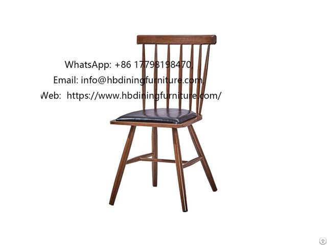 Metal Hollow Back Windsor Chair