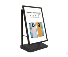 Water Base Sidewalk Sign Slide In Frame Windproof Poster Stand