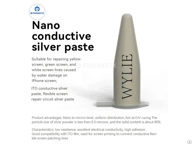 Nano Conductive Silver Paste For Iphone Screen Flex Circuit Repair