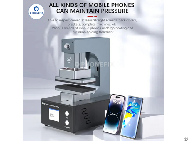 Tbk 201d 500w Mobile Phone Heating Pressure Maintaining Machine