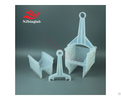 Semiconductor 4 6 Inch Wafer Cleaning Cassette With Y Shaped Handle