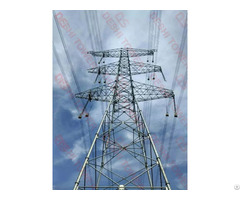 Transmission Line Lattice Steel Tower