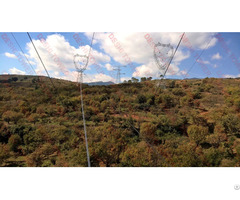 Guyed Lattice Transmission Tower