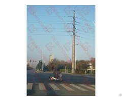 Four Circuit Monopole Transmission Tower