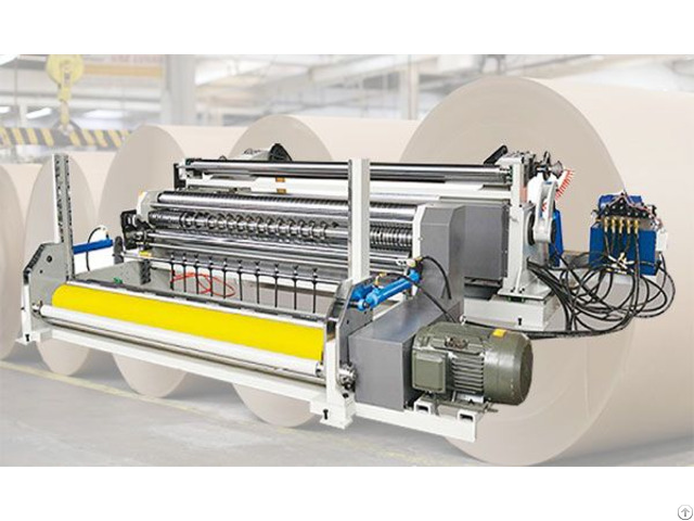 Auto Jumbo Kraft Paper Roll Slitting And Rewinding Machine For Sale