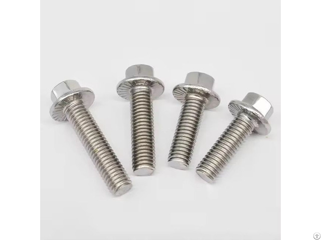 Hex Flange Head Bolt With Teeth