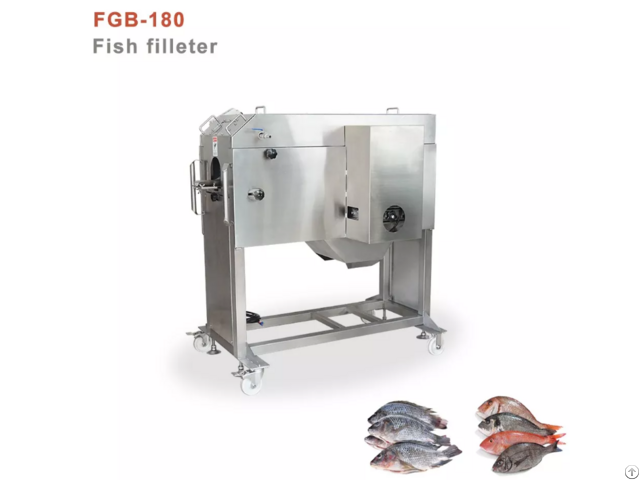 Fgb 180 Automatic Salmon Tilapia Fish Filleting Debone Cutting Processing Machine Equipment