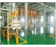 Peru 30tpd 50tpd Steel Frame Wheat Mill Plant